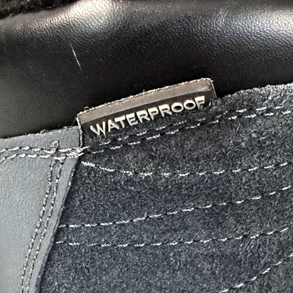 Swiss Tech Kids Winter‎ Snow Boots Grey Black Neon Yellow Waterproof Size 10